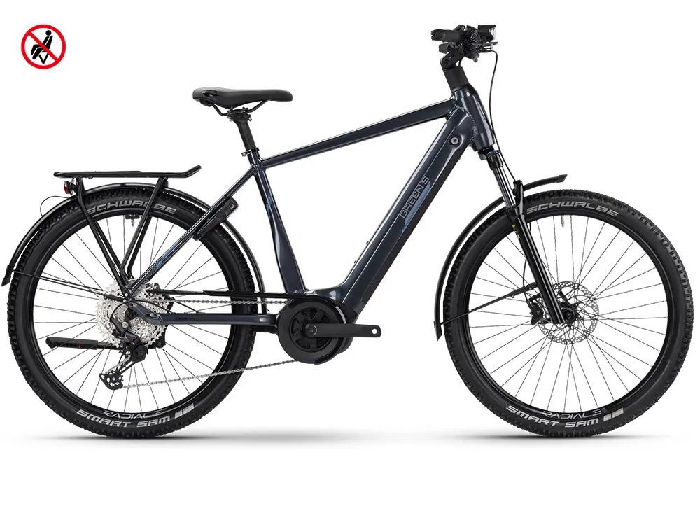 Geprüft Green\\u2019s Dorset F750 High | Trekking E-Bike | 27,5" | 750Wh Bosch | anthracite-49 cm