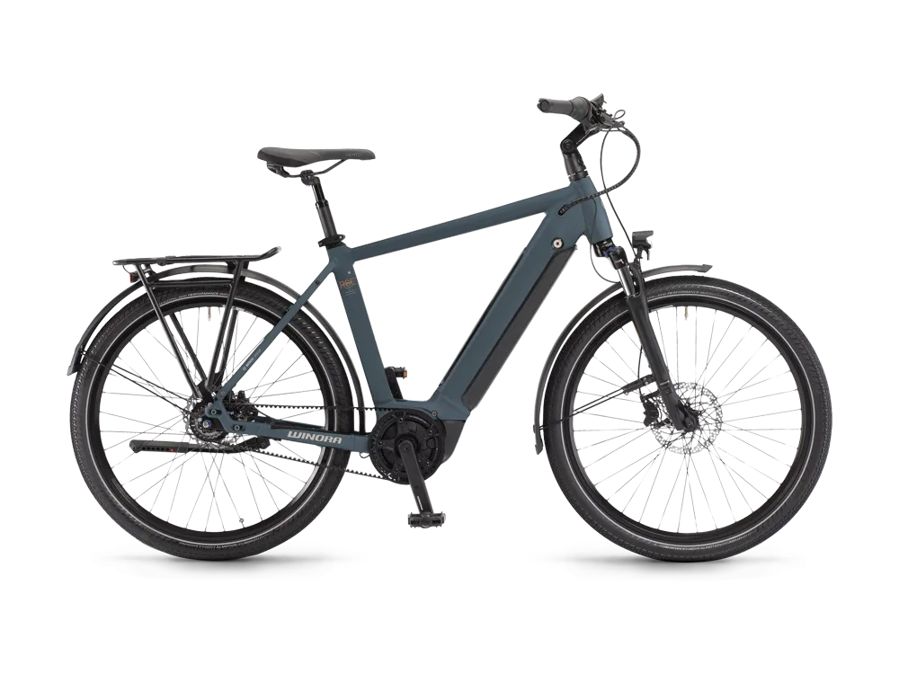 Beliebt Winora Sinus R8Ef City High E-Bike | 27,5" | 500Wh Bosch | graublau-48 cm