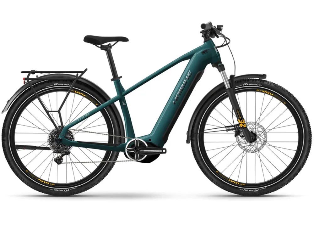 Haibike Trekking 4 High | Trekking E-Bike | 27,5" | 720Wh Yamaha PW-S2 | ocean / schwarz / chrom-45 cm Aktuell