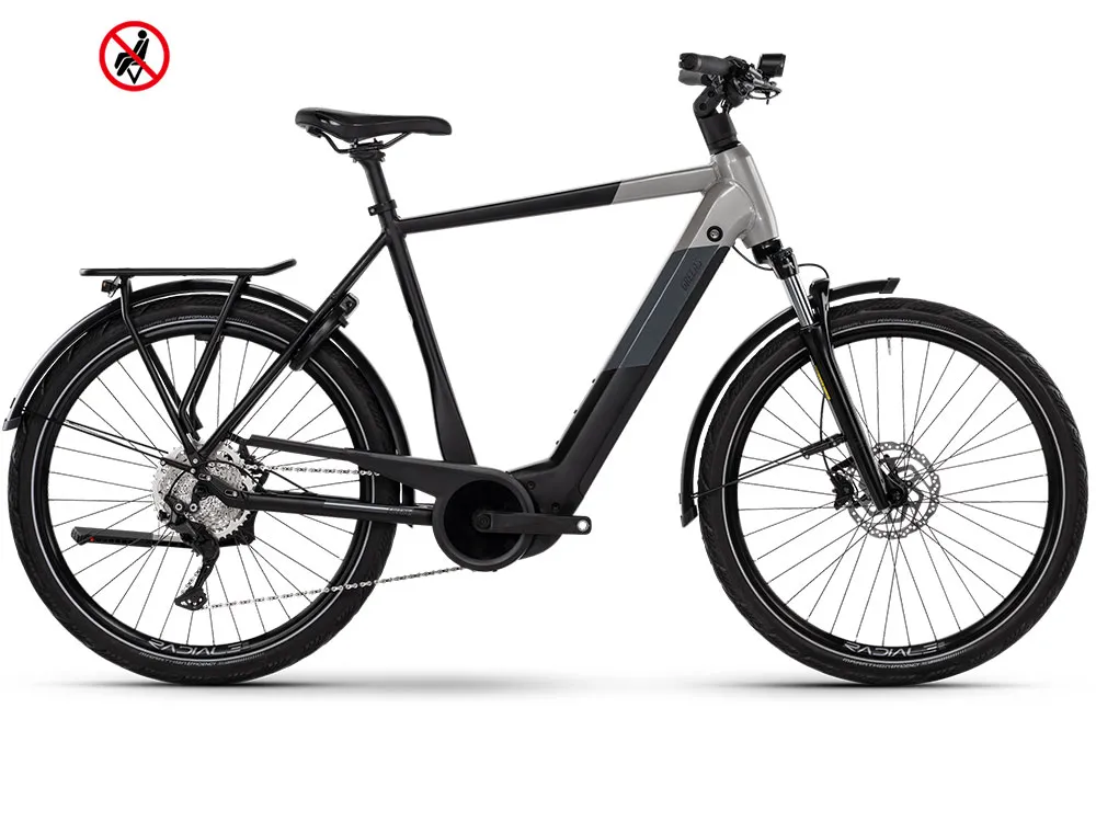 Green\\u2019s Richmond F625N High | Trekking E-Bike | 27,5" | 625Wh Bosch CX | light grey matt-49 cm Sonderangebot
