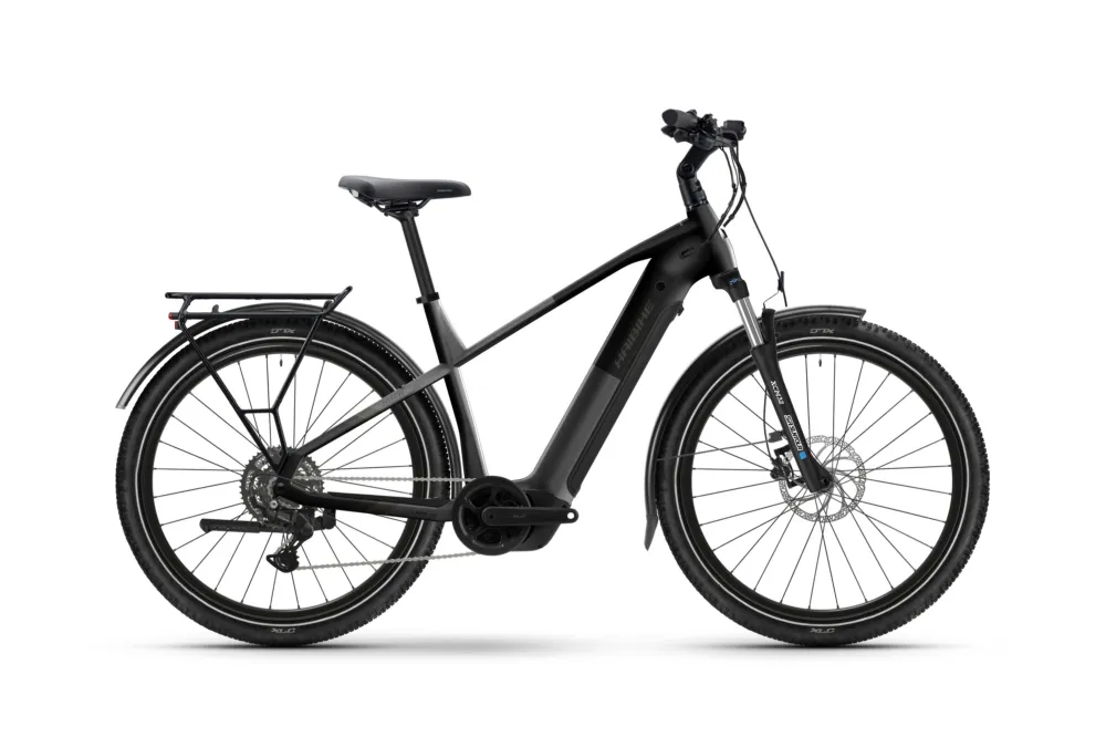Top-Seller Haibike Trekking 3 High | Trekking E-Bike | 27.5" | 540Wh Bosch | dark silver / stardust-50cm