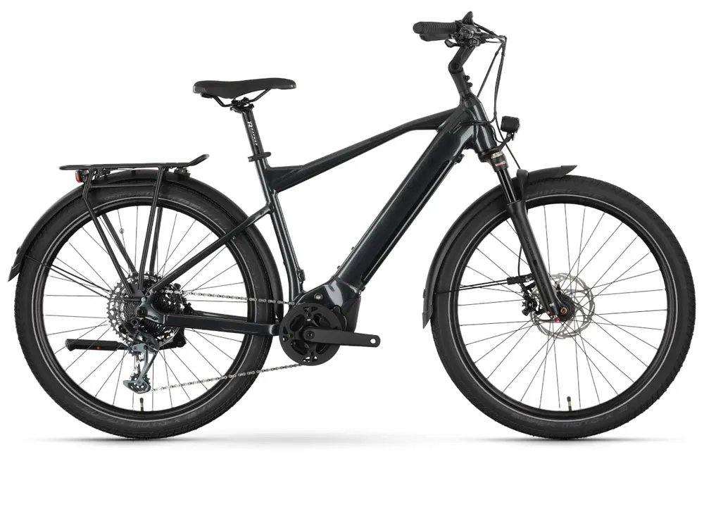 Neuheit Raymon TourRay E 8.0 SE Black Edition High | Trekking E-Bike | 27,5" | 630Wh Yamaha PW-X3 | Black Edition-55 cm