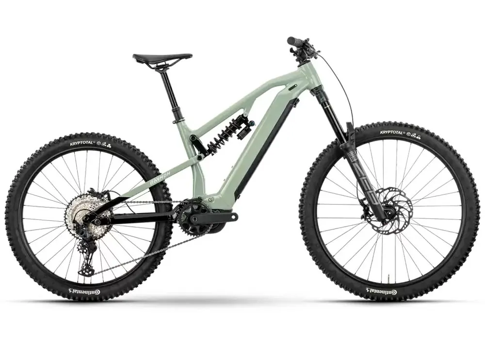 Neue Ware Raymon Trailray 180 Pro | E-MTB Fully | 29/27,5" | 800Wh Yamaha PW-XM | mint / black / cotton-51 cm