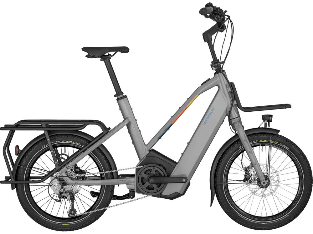 Direktkauf Bergamont Hans-E | City E-Bike | 20" | 500Wh Bosch | mörtelgrau-49 cm