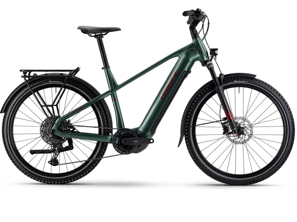 Kostenloser Rückversand Winora Trekking 5 High | Trekking E-Bike | 27,5" | 720Wh Yamaha PW-S2 | olive / rot-40 cm