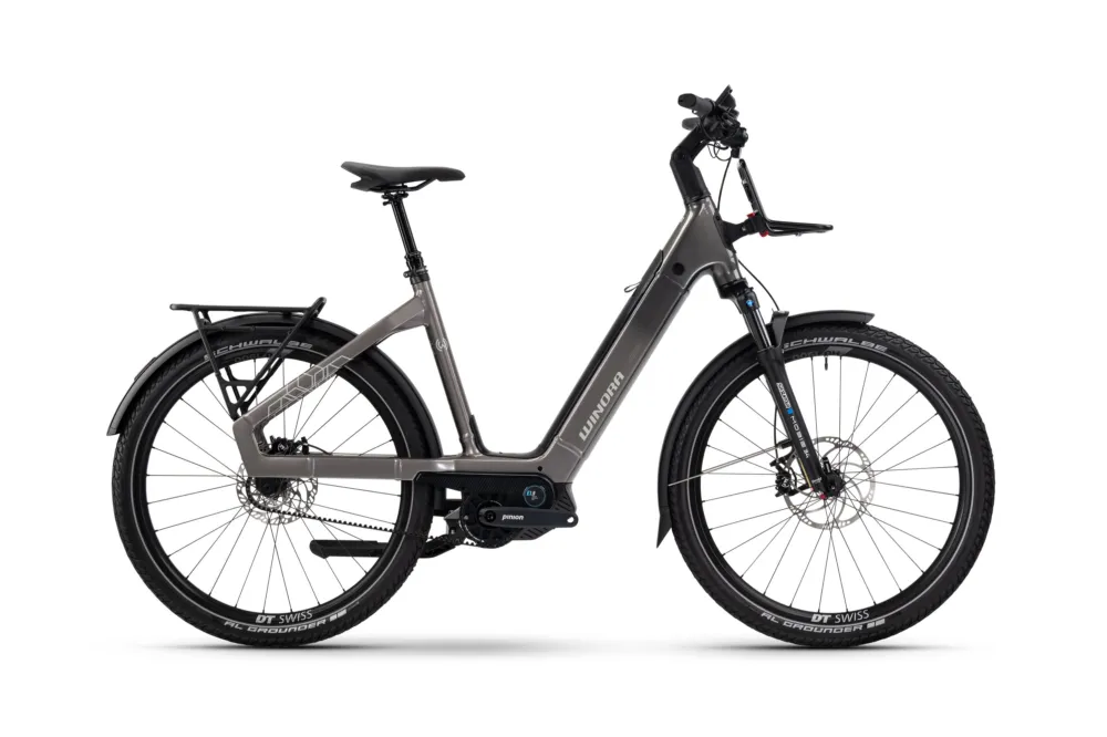 Super-Preis Winora Sinus AS Low | City E-Bike | 27.5" | 800Wh Pinion E1.9 | traffic / night grey-43cm