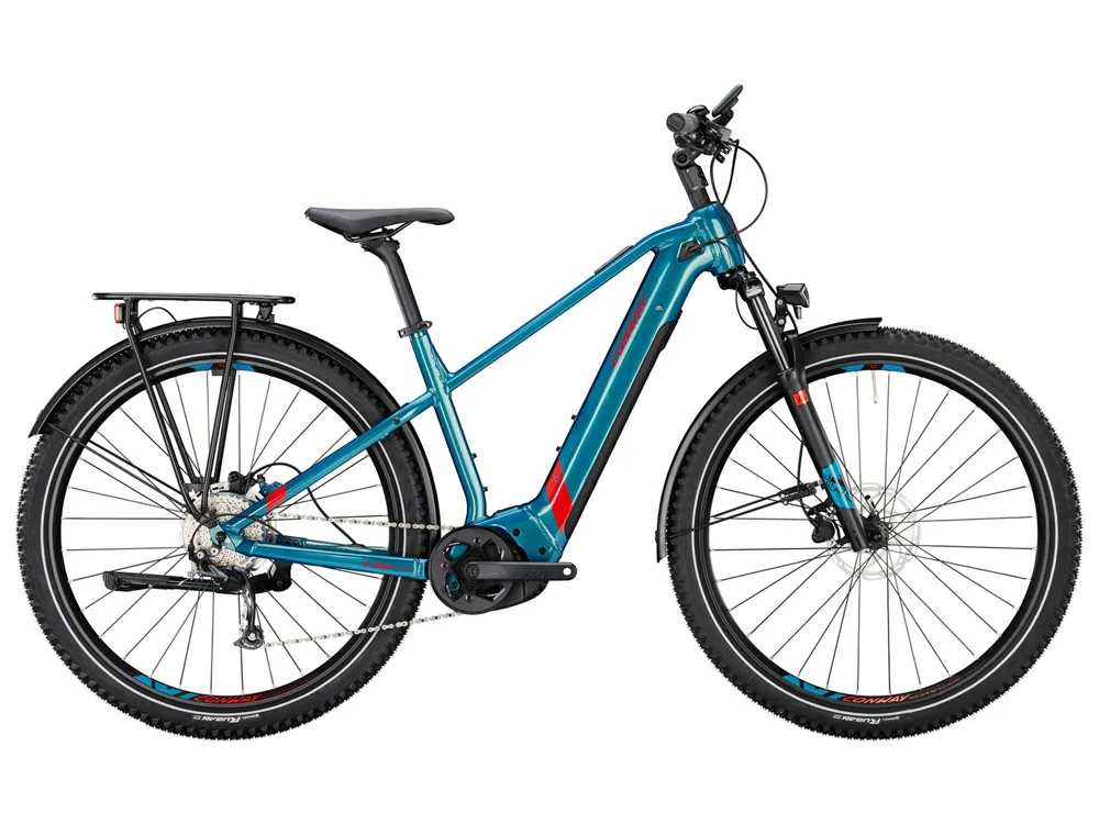 Conway Cairon C 2.0 High | Trekking E-Bike | 29" | 625Wh | Bosch CX | darkpetrol metallic / red-49cm Finale Aktion