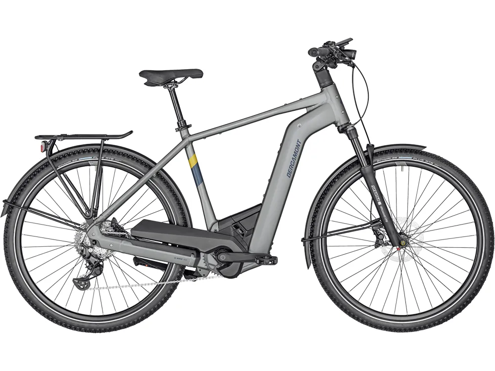 Aktuell Bergamont E-Horizon Premium SUV High | Trekking E-Bike | 28" | 750Wh Bosch CX | chromsilber-52 cm