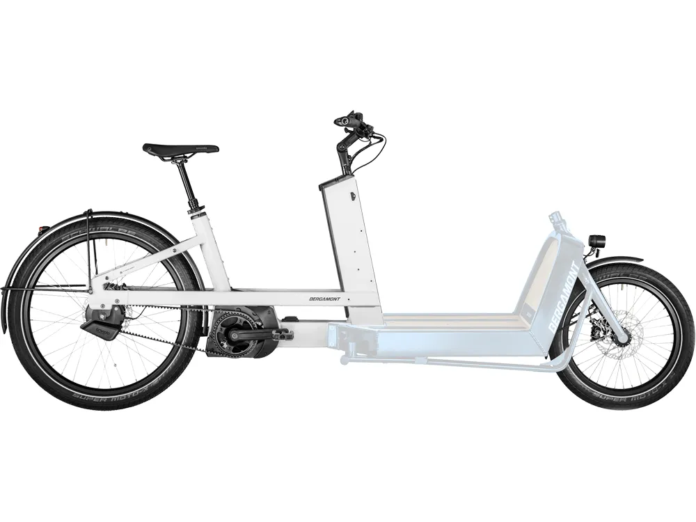 Bergamont E-Cargoville LJ Elite | E-Lastenrad | 26" | 625Wh Bosch | weiß-50 cm Schnäppchen