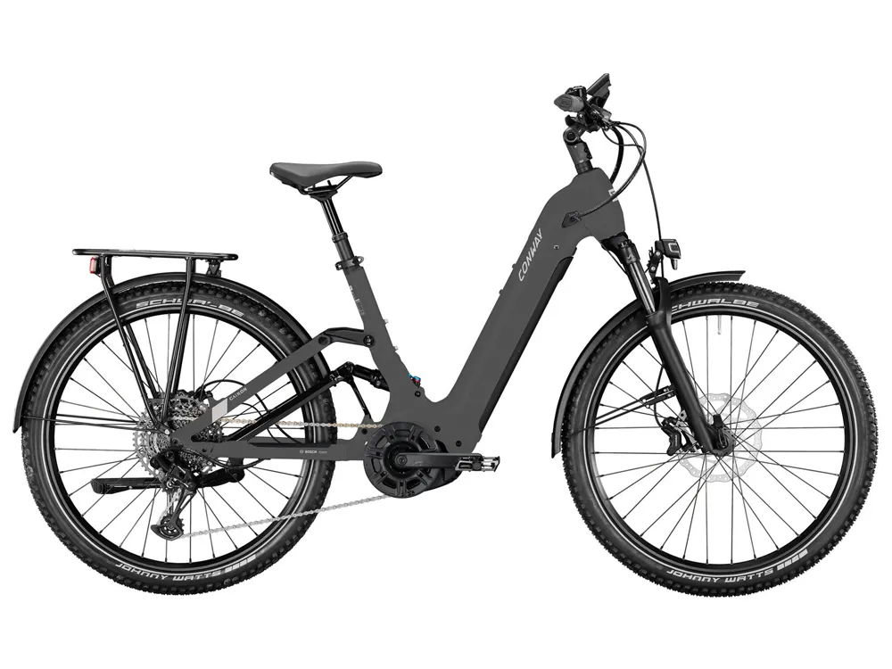 Solange Der Vorrat Reicht Conway Cairon C FS 2.0 | E-MTB Fully | 27.5" | 625Wh | Bosch CX | graphit grey matt-54cm