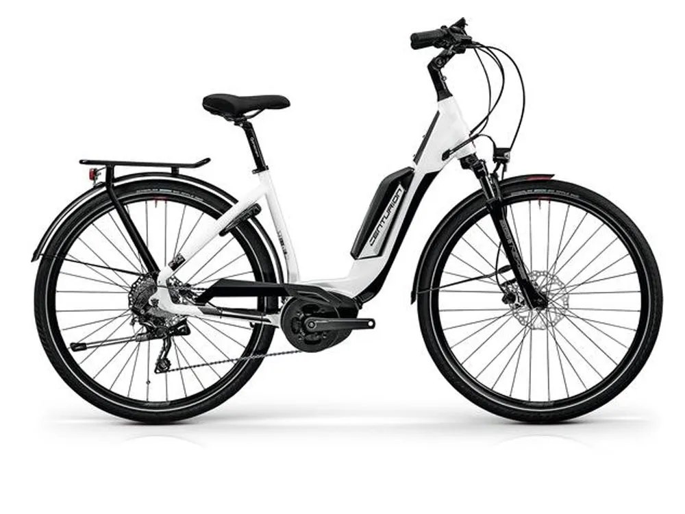 Sichere Zahlung Centurion E-Fire R850 Low | City E-Bike | 28" | 500Wh Bosch | weiß / schwarz / rot-48 cm