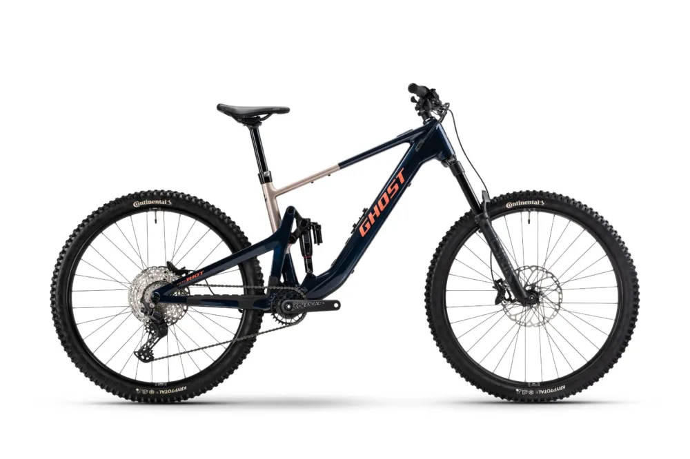 Finale Aktion Ghost Path Riot CF Advanced High | E-MTB Fully | 29" | 480Wh Fazua Ride60 | ink blue / ice rose-48.9cm