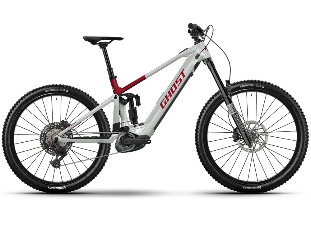 Preis Gesenkt Ghost E-Riot CF Advanced High | E-MTB Fully | 29/27.5" | 800Wh Bosch CX | rebel red / misty grey-42.4cm