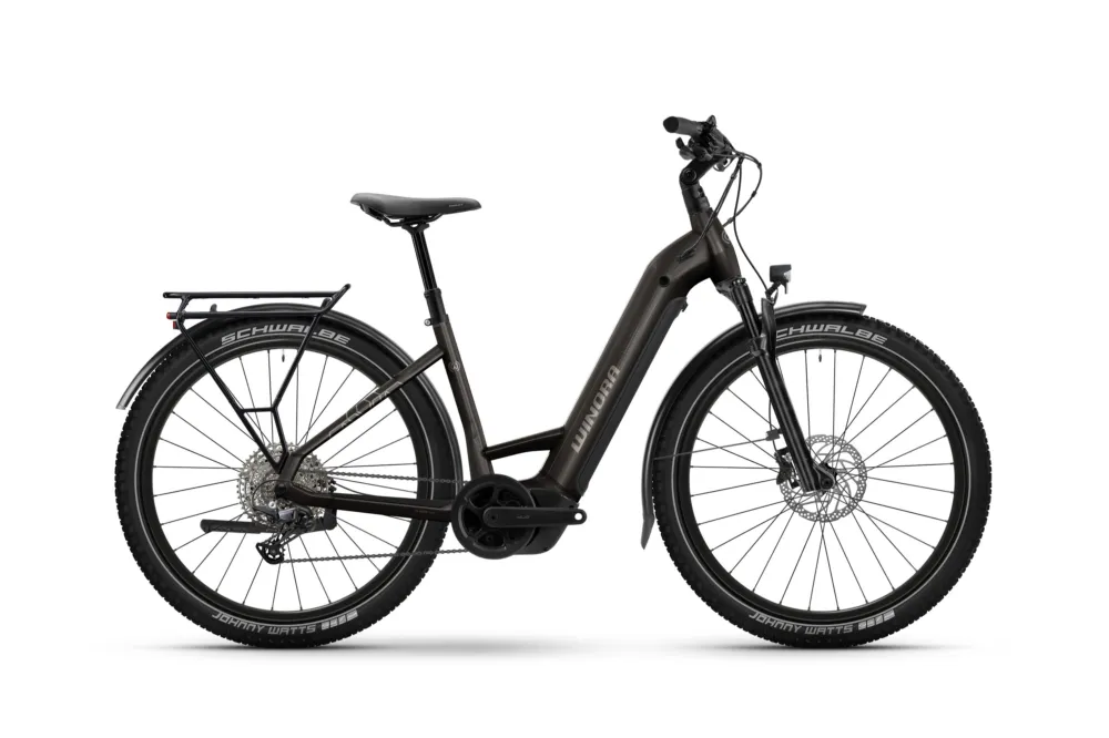 Winora Yucatan X12 Pro Low | Trekking E-Bike | 27.5" | 800Wh Bosch PX | choc chai-50cm Neuheit
