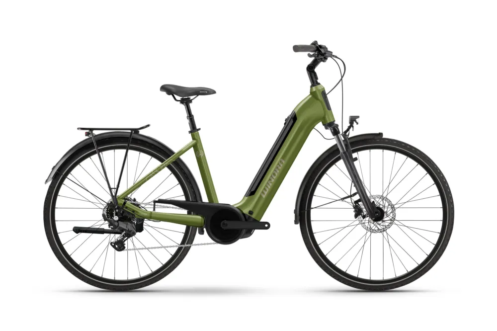 Kracherpreis Winora Tria X9 Low | Trekking E-Bike | 28" | 500Wh Bosch | muted mantis-61cm