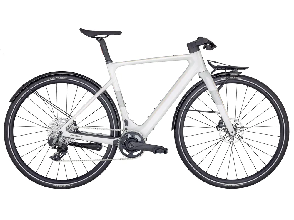 Gratis Versand Scott Silence eRide | E-Rennrad | 28" | 360Wh TQ HPR50 | weiß-52 cm