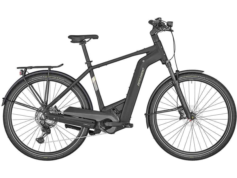 Bergamont E-Horizon Premium Expert High | Trekking E-Bike | 28" | 750Wh Bosch CX | mattschwarz-52 cm Beliebt