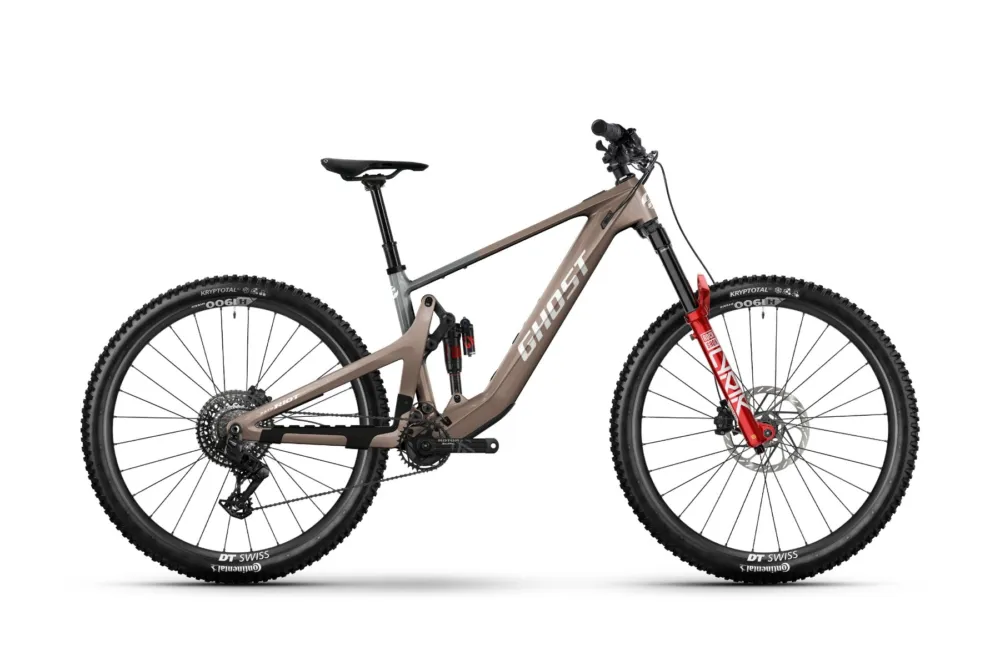 Zertifiziert Ghost Path Riot CF Full Party High | E-MTB Fully | 29" | 480Wh Fazua Ride60 | dusty rose / pearl dark grey-44.1cm