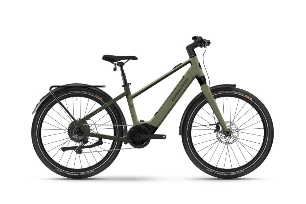 Mega-Angebot Winora iRide Pure X10 High | City E-Bike | 27.5" | 400Wh Bosch SX | nevergreen / restoration-44cm