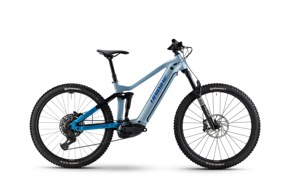 Geprüft Haibike AllTrail 10 High | E-MTB Fully | 29" | 800Wh Bosch CX | slate blue / blue / black-44cm