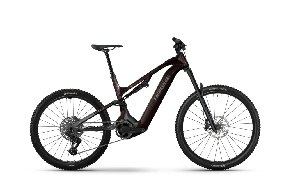 Ausverkauf Haibike AllMtn CF 9 High | E-MTB Fully | 29/27.5" | 800Wh Bosch CX | platinum-43cm