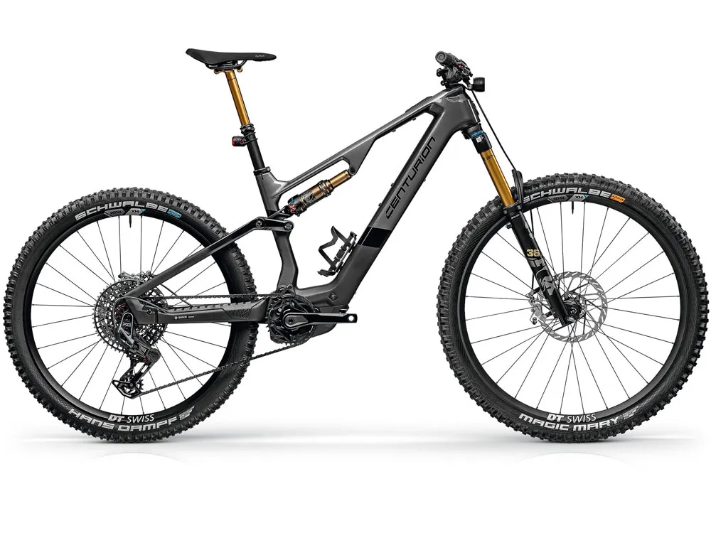 Sale Centurion No Pogo SL R8000i | E-MTB Fully | 29/27.5" | 400Wh | Bosch SX | chrom / schwarz-46 cm