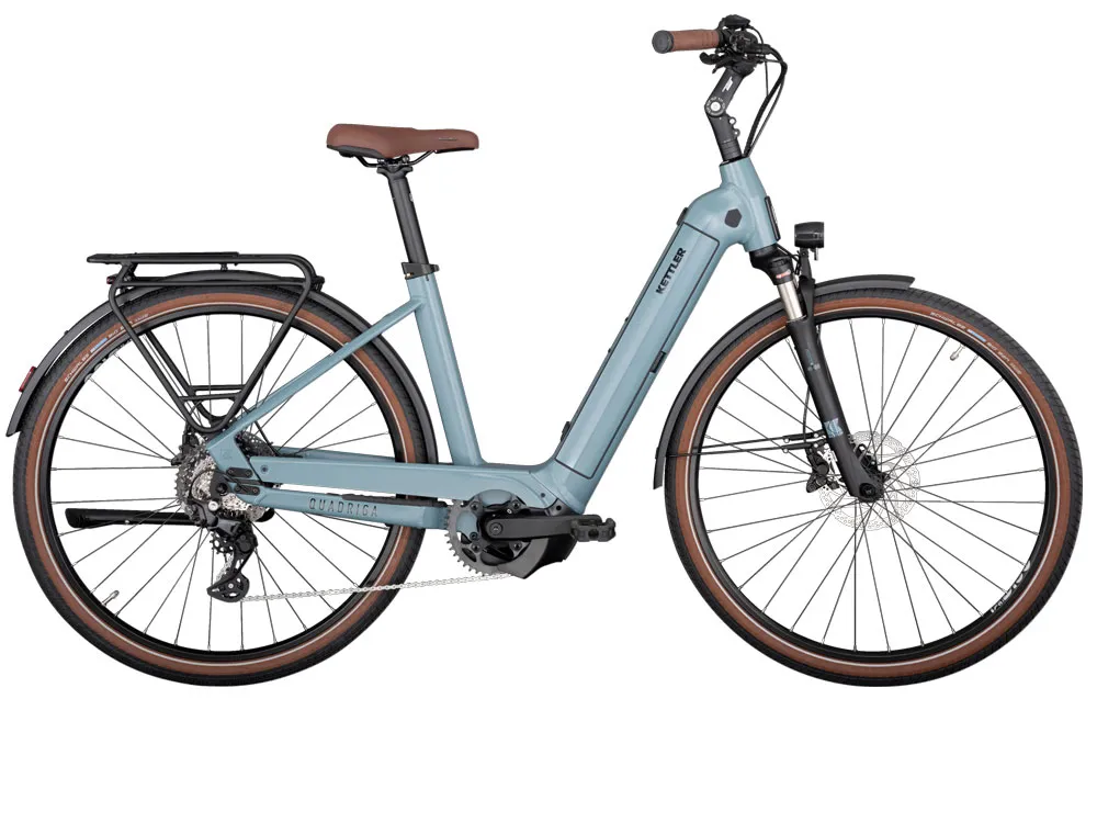 Kettler Quadriga CX10 LG Low | Trekking E-Bike | 28" | 750Wh Bosch CX | modern blue matt-43 cm Highlight
