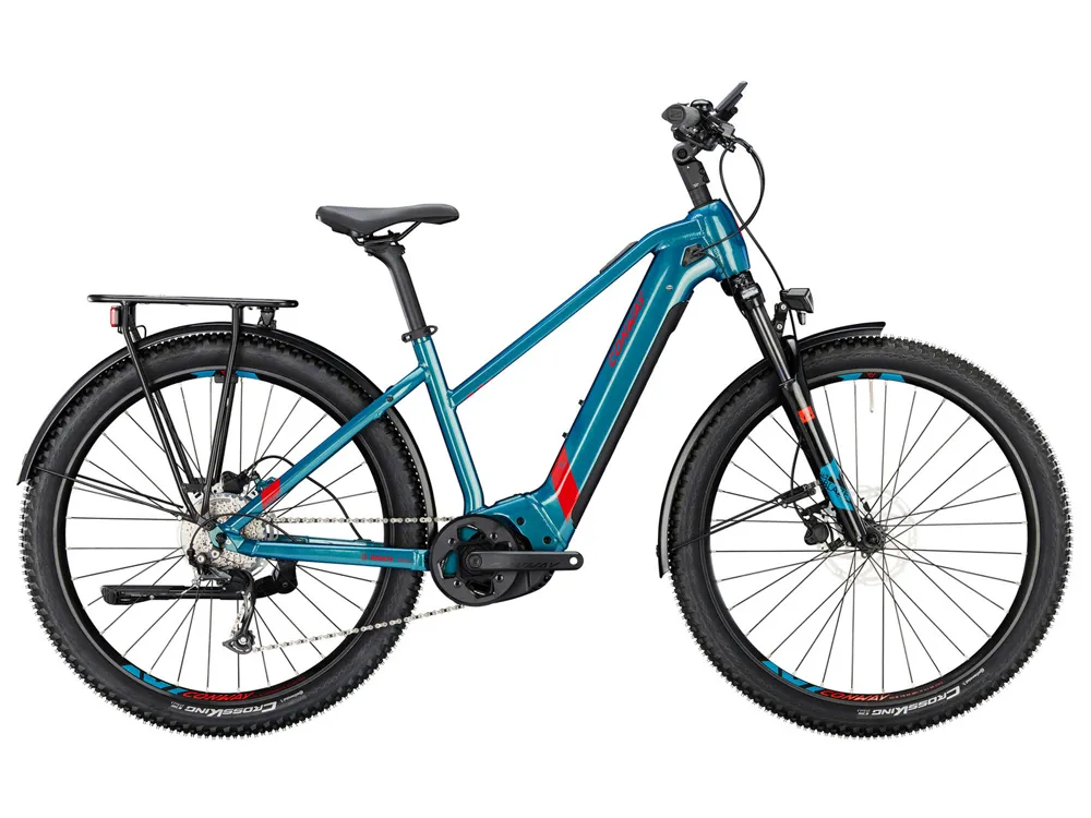 Preisknaller Conway Cairon C 2.0 Mid | Trekking E-Bike | 29" | 500Wh | Bosch CX | darkpetrol metallic / red-53cm