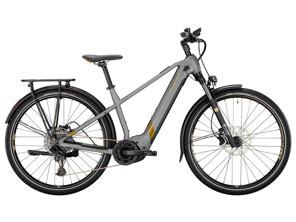 Conway Cairon T 5.0 High | Trekking E-Bike | 28" | 750Wh | Bosch CX | shadowgrey metallic matt / bronze metallic-53cm Markenprodukt