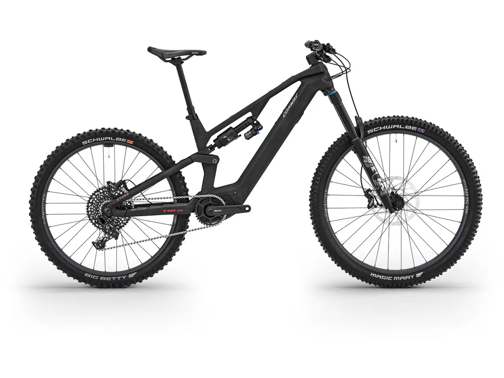Must-Have Conway Ryvon LT 4.0 Carbon | E-MTB Fully | 29/27.5" | 400Wh | Bosch SX | Carbon / Silver-44cm