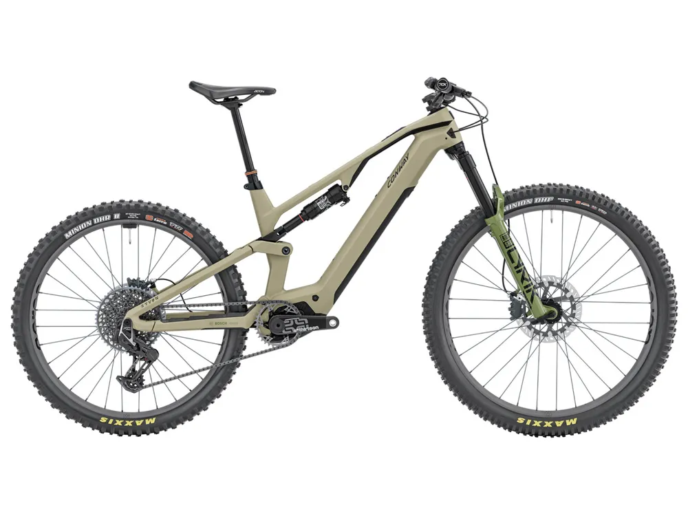 Sonderangebot Conway Ryvon ST 10.0 Carbon | E-MTB Fully | 29/27.5" | 400Wh | Bosch SX | desert matt / meadow green-40cm