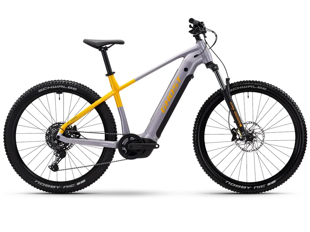 Ghost E-Teru Universal | E-Mountainbike | 29" | 600Wh Bosch CX | grau / mango-45 cm Angebot