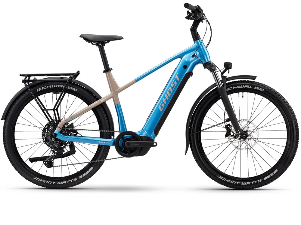 Top-Angebot Ghost E-Teru Universal EQ High | E-Mountainbike | 27,5" | 600Wh Bosch CX | atlantikblau / kaffee-55 cm