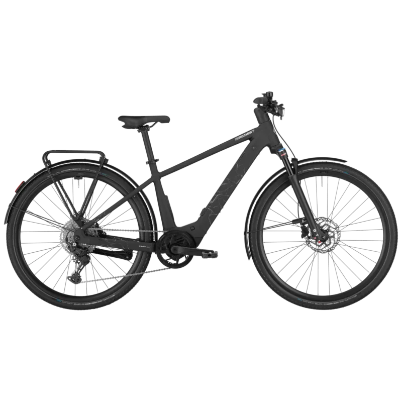 Sale Bergamont Helix 20 High | City E-Bike | 28" | 400Wh Bosch SX | black matt-54 cm