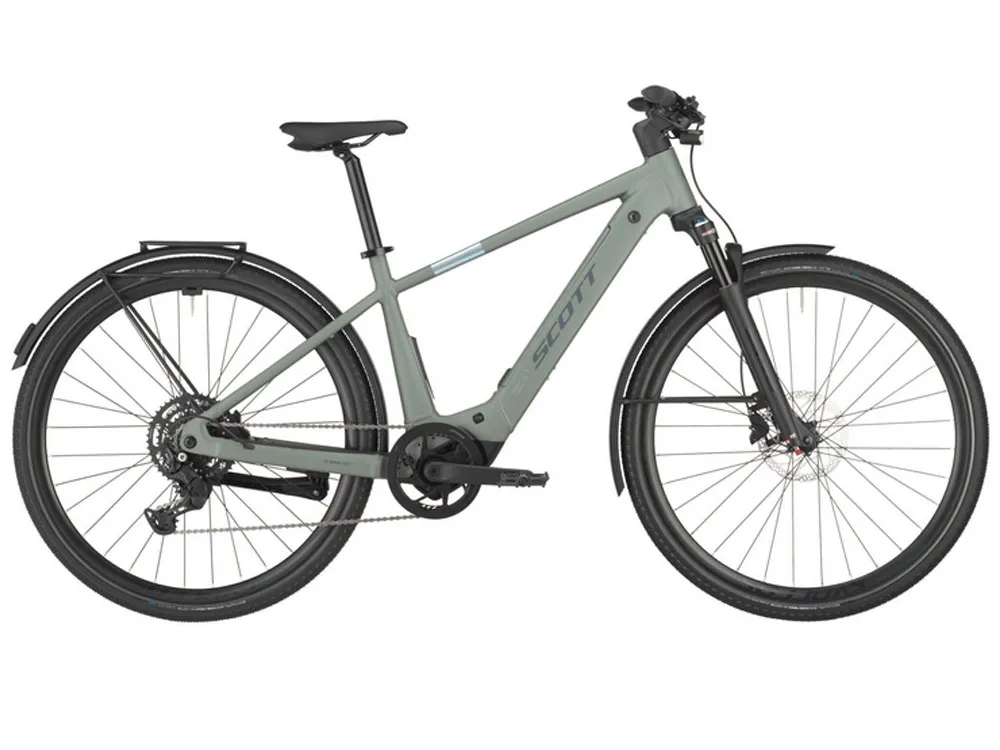 Scott Passage 30 City High E-Bike | 28" | 400Wh Bosch SX | highland green-49 cm Top-Preis