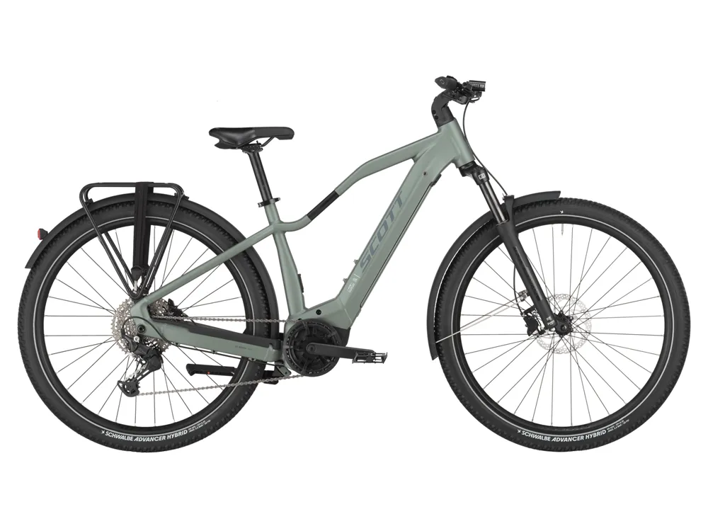 Geprüft Scott Axis 40 High | E-Mountainbike | 28" | 625Wh Bosch SX | highland green-44 cm
