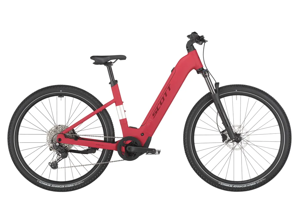 Abverkauf Scott Axis 30 Low | E-Mountainbike | 28" | 600Wh Bosch CX | raspberry red-52 cm