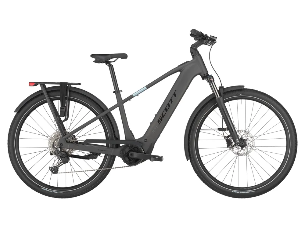 Letzte Chance Scott Sub 30 High | Trekking E-Bike | 28" | 600Wh Bosch CX | midnight grey-40 cm
