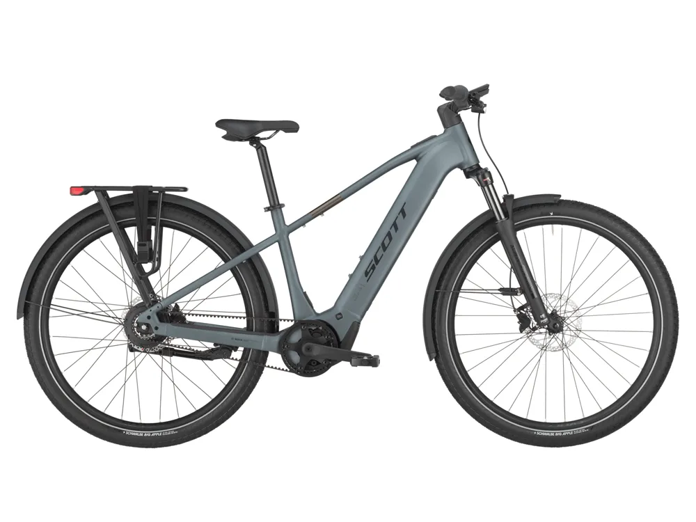 Preis Gesenkt Scott Sub 10 Belt High | Trekking E-Bike | 28" | 800Wh Bosch CX | hematwhite blue-44 cm