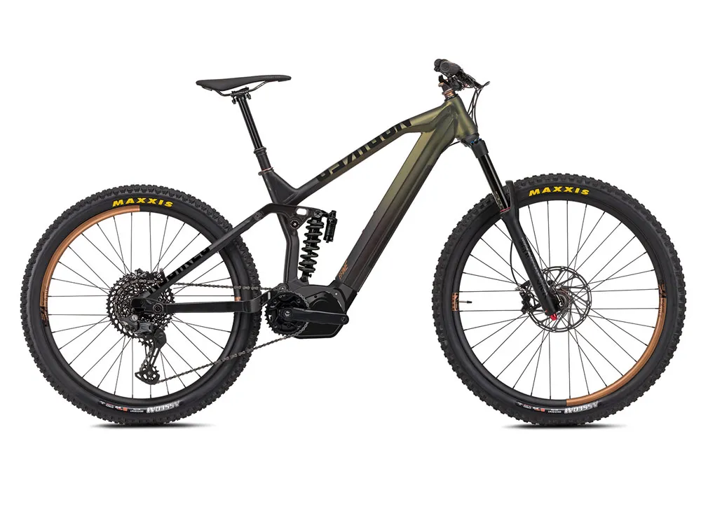 NS Bikes E-Fine 1 170 | E-MTB Fully | 29/27,5" | 630Wh Shimano EP8 | schwarz / grün-L Letzte Chance