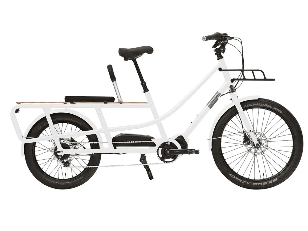 Preis Gesenkt Creme Happy Wagon | E-Lastenrad | 24" | 504Wh Shimano E6100 | weiß-44 cm