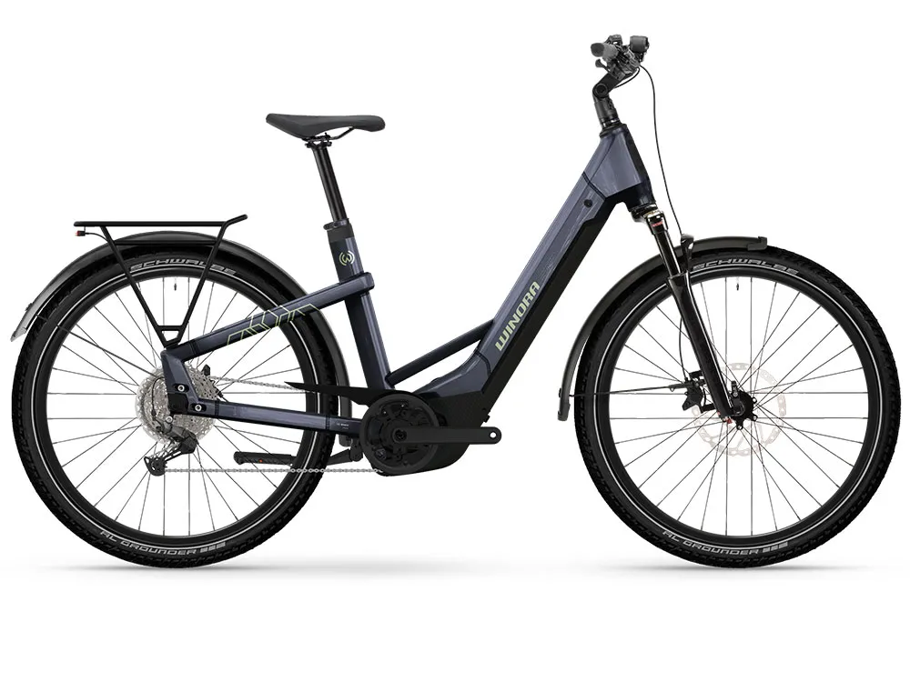 Kostenloser Rückversand Winora Yakun X10E Low | Trekking E-Bike | 27,5" | 600Wh Bosch CX | nachtlila-47 cm