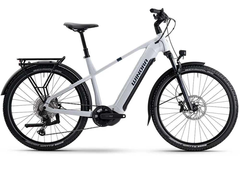 Neue Kollektion Winora Yucatan Mid | Trekking E-Bike | 27,5" | 720Wh Yamaha PW-X3 | Smoke gloss-40 cm