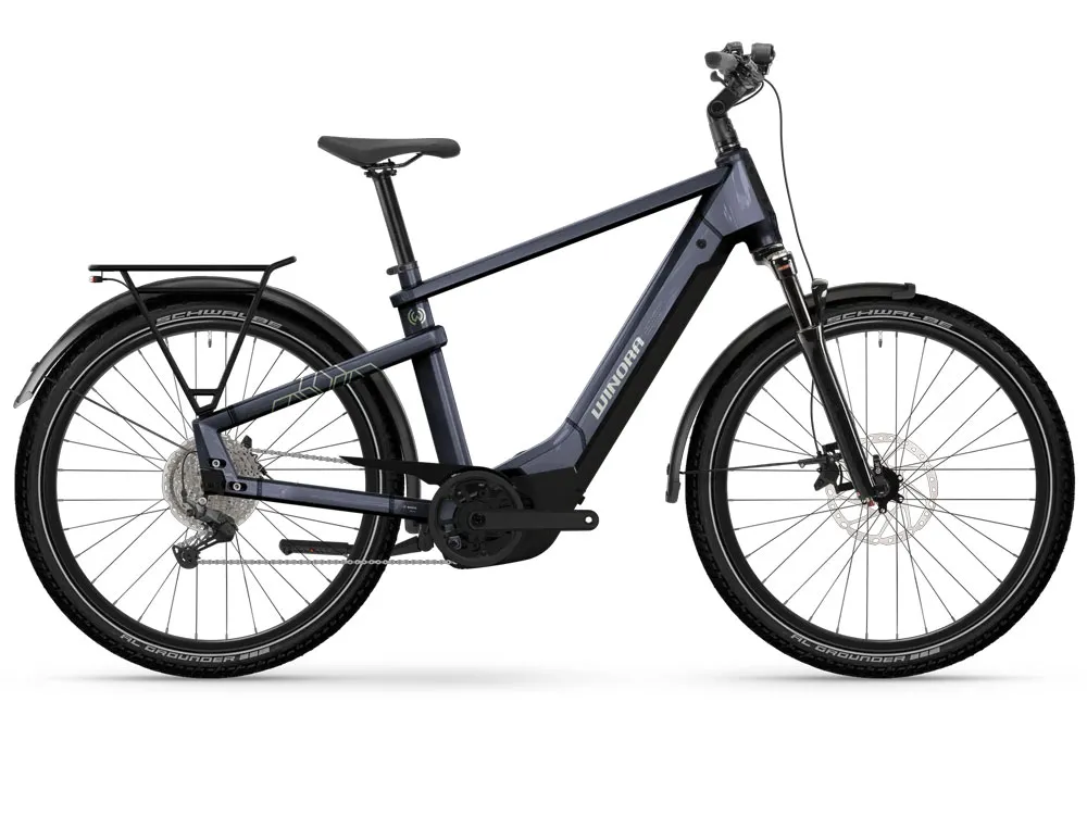 Versand Am Gleichen Tag Winora Yakun X10E High | Trekking E-Bike | 27,5" | 600Wh Bosch CX | night purple-47 cm