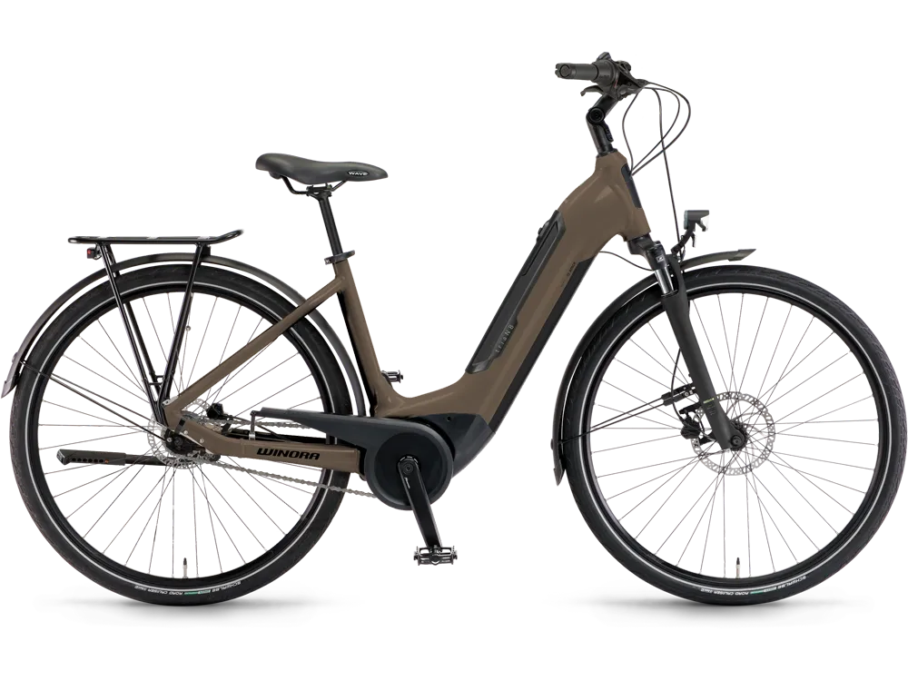 Winora Tria N8 E Low | City E-Bike | 28" | 500Wh Bosch | Rücktritt | espresso-51 cm Super-Preis