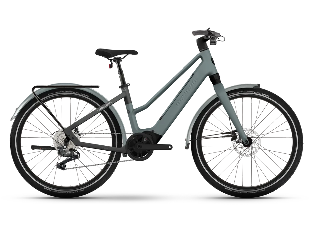 Winora iRide Pure X10 Mid | Trekking E-Bike | 27,5" | 400Wh Bosch SX | blau-42 cm Bestseller