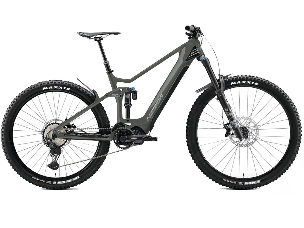 Kostenfreie Lieferung Merida eOneSixty 9000 EP2 | E-MTB Fully | 29/27,5" | 630Wh Shimano EP8 | grau-44 cm