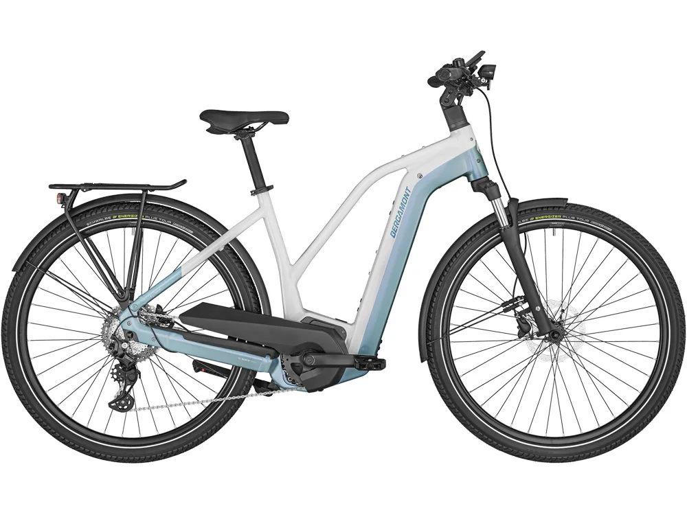 Bergamont E-Horizon Edition LTD Low | Trekking E-Bike | 28" | 750Wh Bosch | glanzweiß / blau-60 cm Nur Für Kurze Zeit
