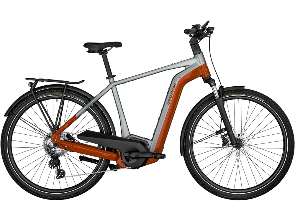 Sale Bergamont E-Horizon Edition LTD High | Trekking E-Bike | 28" | 750Wh Bosch | silber / orange-64 cm