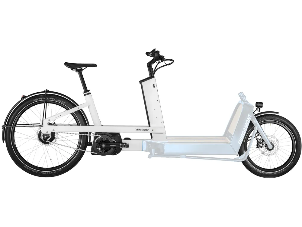 Sonderaktion Bergamont E-Cargoville LJ Expert | E-Lastenrad | 26" | 625Wh Bosch | weiß-47 cm